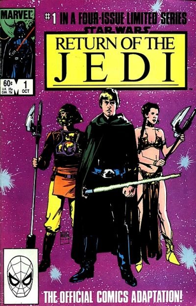 ANNUALS.CARD COVERS.SET 6 Vintage Star Wars,THE RETURN OF JEDI COMICS 109-155 