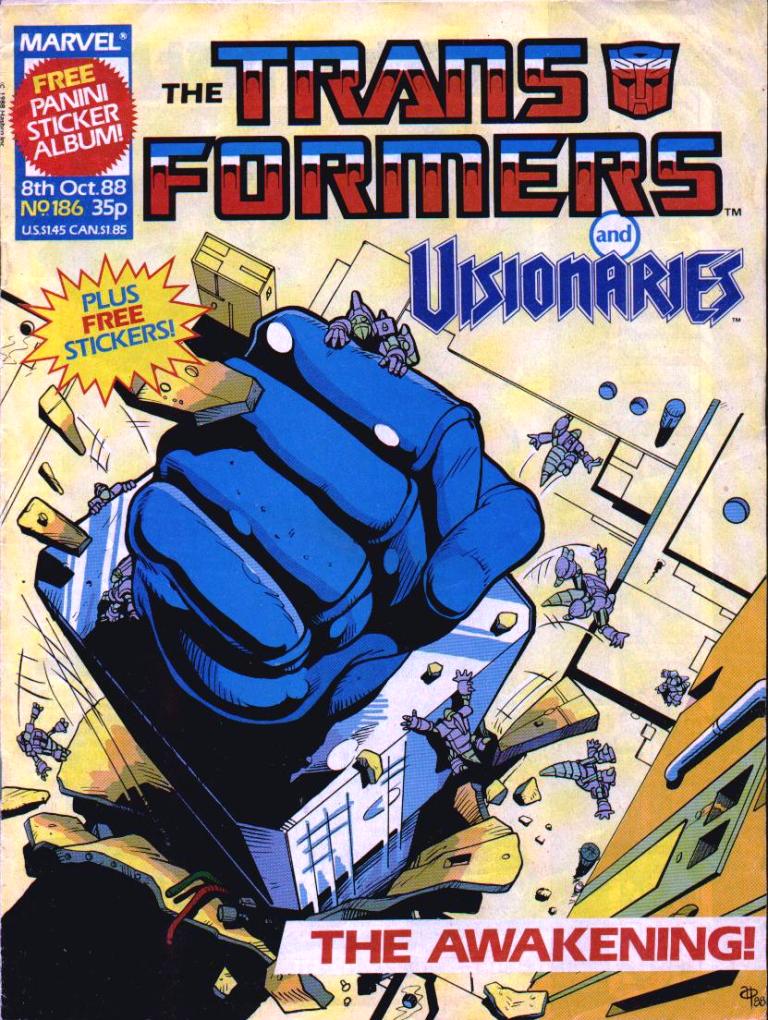 Key Collector Comics Transformers Magazine (UK) 186