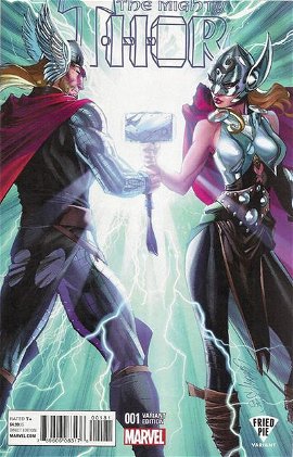 THOR #1 NYCC Exclusive Arthur Adams 2014 Variant 1st Appearance Jane Foster