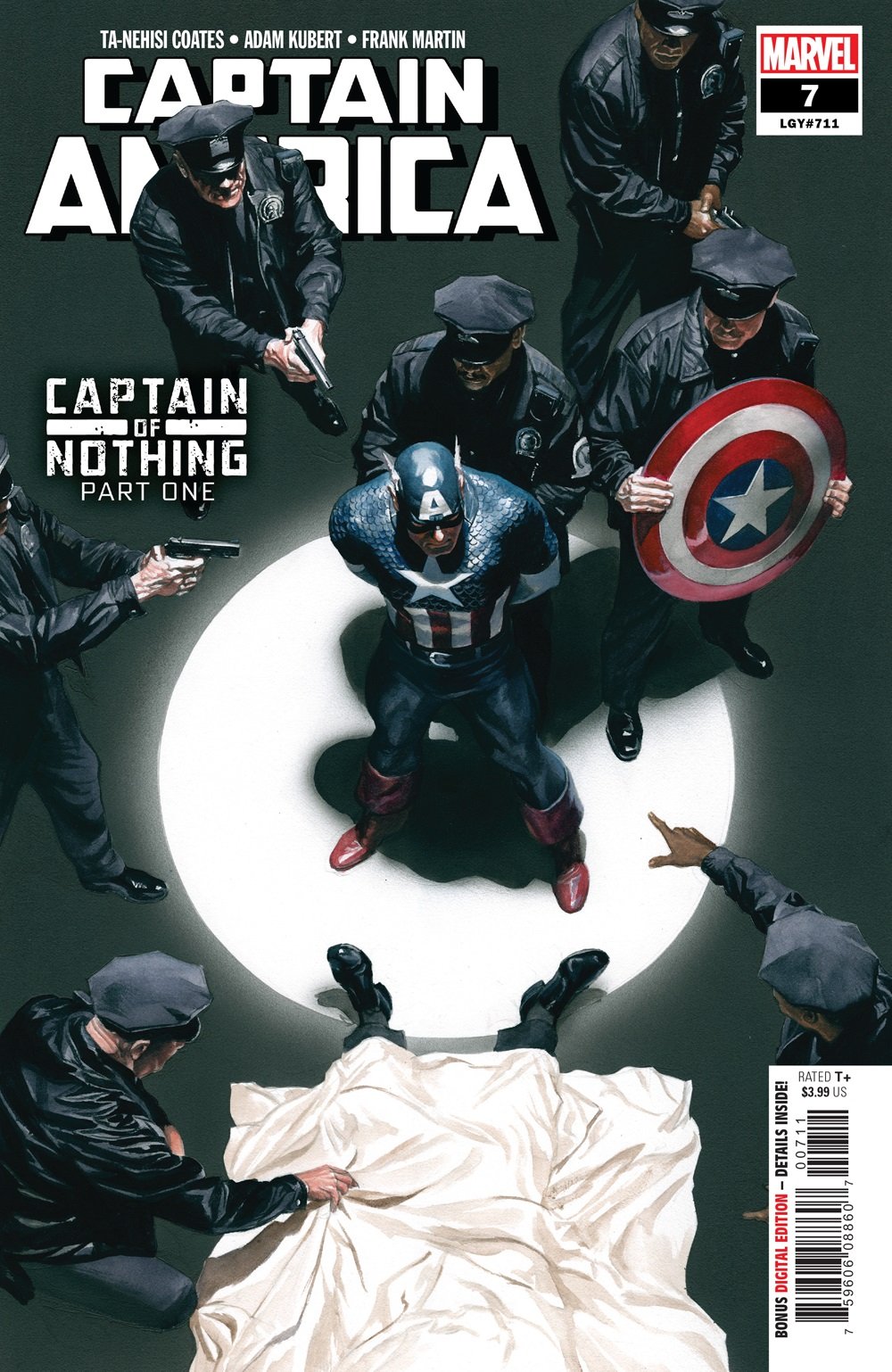 Captain America #1 Alex Ross Main Wraparound Cover Ta-Nehisi Coates Marvel 2018 